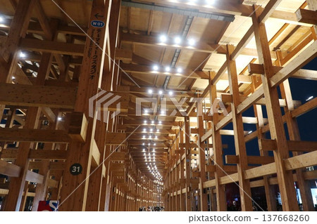 The large roof ring of the Osaka Kansai Expo (EXPO2025) The large roof ring of the Osaka Kansai Expo (EXPO2025) 137668260