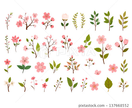 春季手繪粉彩插畫素材合輯:可愛裝飾設計套裝 春季手繪粉彩插畫素材合輯:可愛裝飾設計套裝 137668552