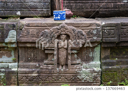 My Son Sanctuary Temple Ruins, Quang Nam Province, Vietnam My Son Sanctuary Temple Ruins, Quang Nam Province, Vietnam 137669463