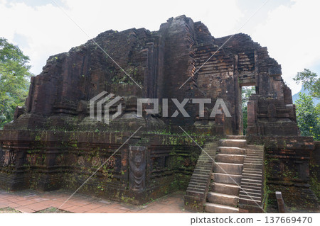My Son Sanctuary Temple Ruins, Quang Nam Province, Vietnam 137669470