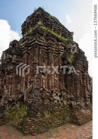 My Son Sanctuary Temple Ruins, Quang Nam Province, Vietnam 137669486