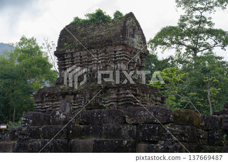 My Son Sanctuary Temple Ruins, Quang Nam Province, Vietnam 137669487