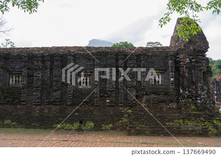 My Son Sanctuary Temple Ruins, Quang Nam Province, Vietnam 137669490