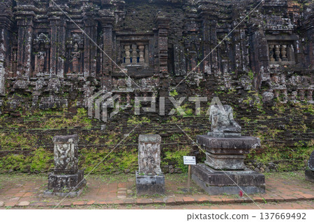 My Son Sanctuary Temple Ruins, Quang Nam Province, Vietnam My Son Sanctuary Temple Ruins, Quang Nam Province, Vietnam 137669492