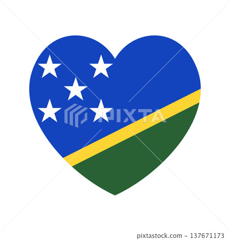 Solomon Islands Flag button in heart shape.National Solomon Islands flag heart shaped icon, sticker. Solomon Islands flag badge, backdrop, banner. Solomon Islands Flag button in heart shape.National Solomon Islands flag heart shaped icon, sticker. Solomon Islands flag badge, backdrop, banner. 137671173