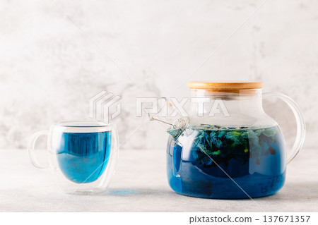 Organic blue tea Anchan. 137671357