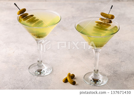 Dill Pickle Martini Vodka. Dill Pickle Martini Vodka. 137671430