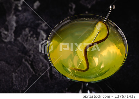 Dill Pickle Martini Vodka. Dill Pickle Martini Vodka. 137671432