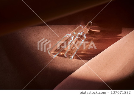 Glass ampoules for aesthetic skin care treatment 137671882