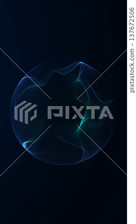 Abstract blue energy sphere on dark background with soft glowing gradients and subtle sci fi depth. Minimal futuristic orb with elegant digital atmosphere. Abstract blue energy sphere on dark background with soft glowing gradients and subtle sci fi depth. Minimal futuristic orb with elegant digital atmosphere. 137672506