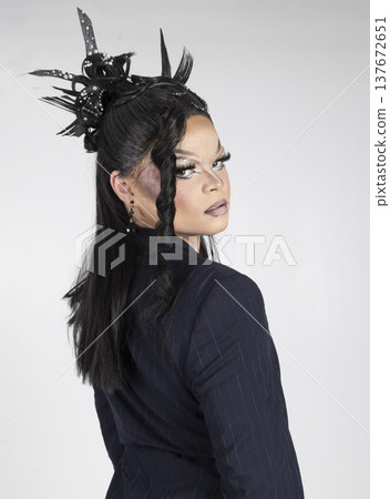 transvestite in studio transvestite in studio 137672651