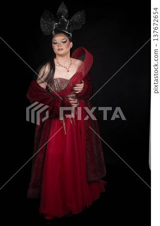 transvestite in studio transvestite in studio 137672654