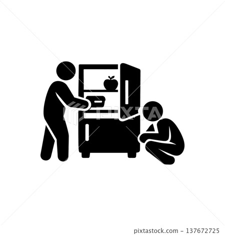 Workplace Theft Social Boundary Icon 137672725