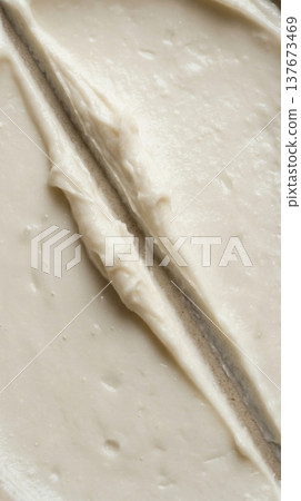 Thick Rich White Hair Repairing Mask Cream Swatch Texture Macro Thick Rich White Hair Repairing Mask Cream Swatch Texture Macro 137673469