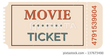 a movie ticket for one person a movie ticket for one person 137673490