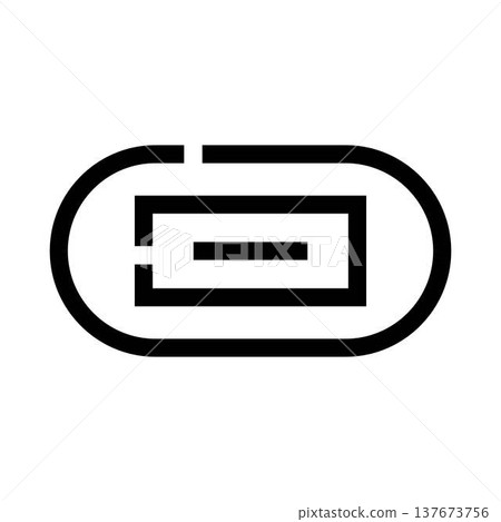Minimalist abstract logo design with geometric elements Minimalist abstract logo design with geometric elements 137673756