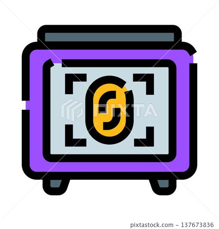Biometric fingerprint scanner ensuring data protection and security Biometric fingerprint scanner ensuring data protection and security 137673836