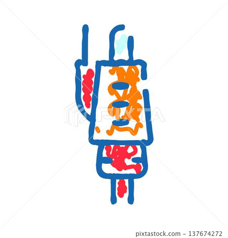Human body internal organs anatomy sketch Human body internal organs anatomy sketch 137674272