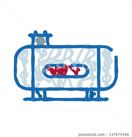 Industrial liquid storage tank concept illustration Industrial liquid storage tank concept illustration 137674398