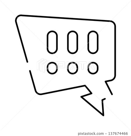 Chatting message communication with speech bubble icon Chatting message communication with speech bubble icon 137674466