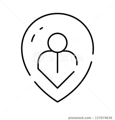 User location gps pin profile icon User location gps pin profile icon 137674636