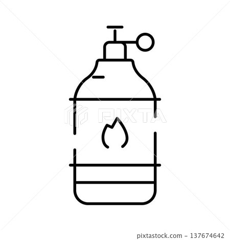 Gas cylinder providing household and industrial energy fuel 137674642