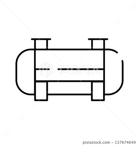 Industrial water tank liquid storage container icon 137674649