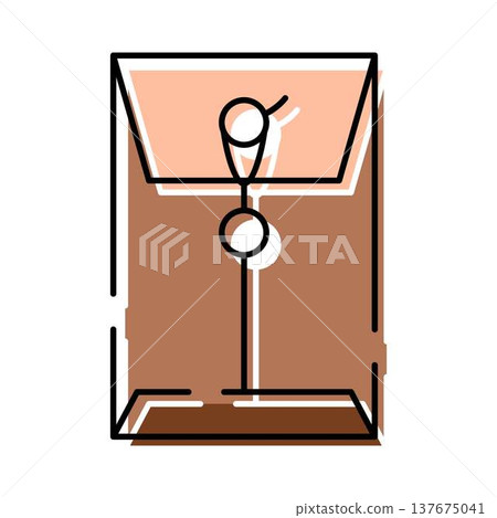 Manila folder envelope communicating important business documents and information Manila folder envelope communicating important business documents and information 137675041
