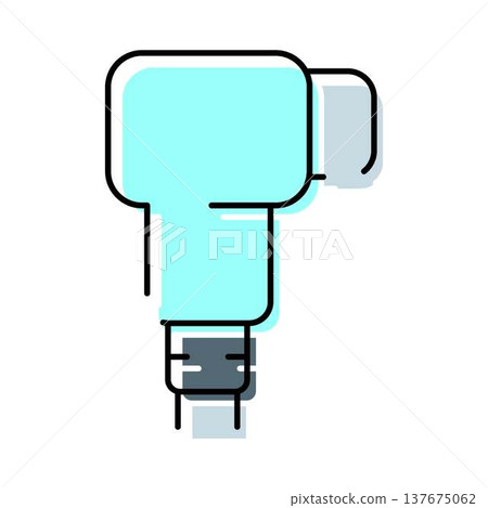 Camera flash speedlight light equipment accessory icon Camera flash speedlight light equipment accessory icon 137675062