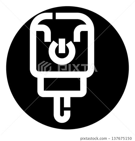 Power connection icon indicating energy link technology Power connection icon indicating energy link technology 137675150