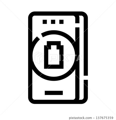 Power bank charging a mobile phone device 137675359