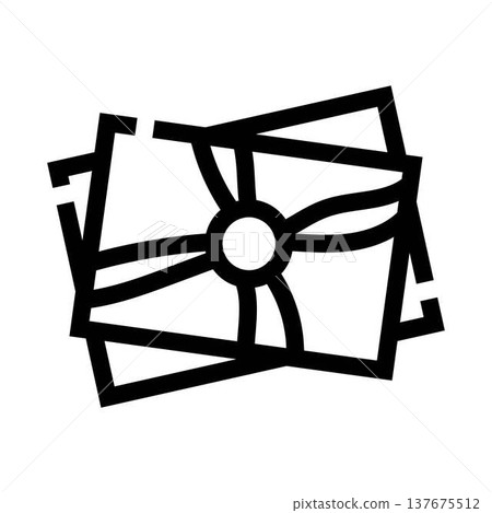 Navigator map icon finding route direction 137675512