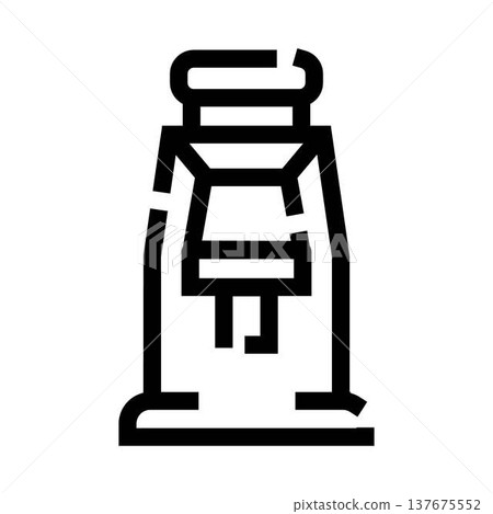 Coffee bean grinder kitchen tool icon 137675552