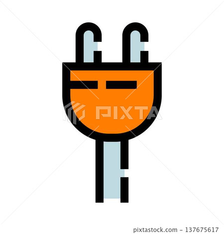 Electric power plug connecting energy technology icon Electric power plug connecting energy technology icon 137675617