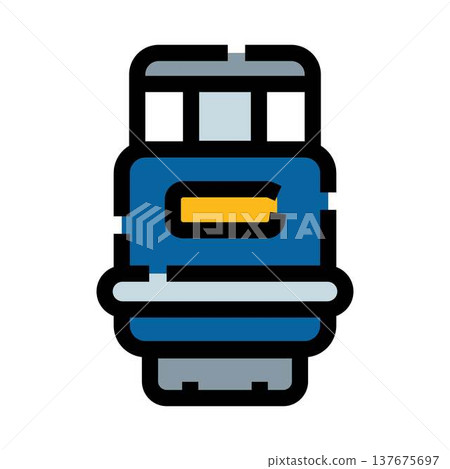 Gas cylinder tank representing fuel energy concept icon 137675697