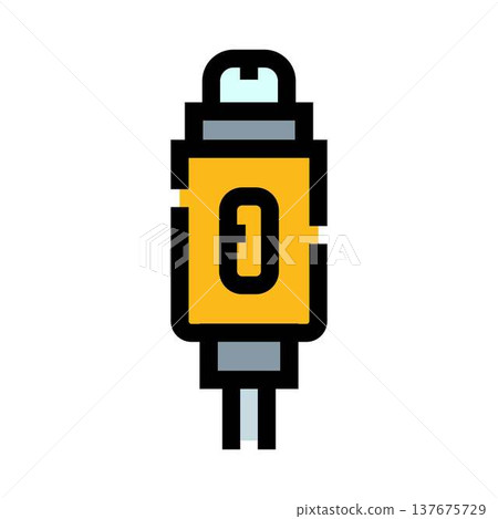 Optical audio fiber cable connector icon illustrating digital transmission Optical audio fiber cable connector icon illustrating digital transmission 137675729