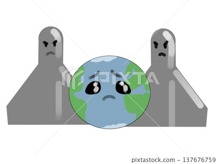 Sad planet Earth surrounded by threatening unmanned aerial vehicles symbolizing geopolitical tension global security risks drone warfare surveillance conflict and fragile peace for the world Sad planet Earth surrounded by threatening unmanned aerial vehicles symbolizing geopolitical tension global security risks drone warfare surveillance conflict and fragile peace for the world 137676759