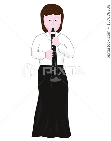 Musicians playing instruments. 137676838