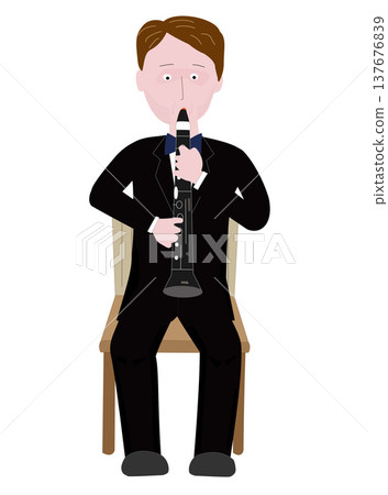 Musicians playing instruments. 137676839