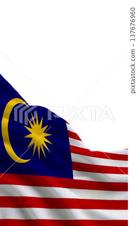 Celebrating independence and sovereignty with Malaysia flag on National Day events 137676960