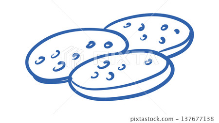 Potato Slices Hand Drawn Sketch Potato Slices Hand Drawn Sketch 137677138