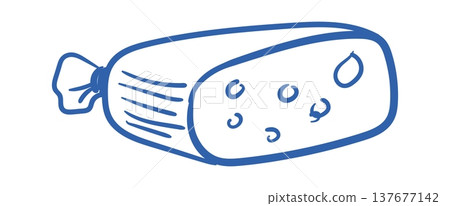 Cheese Italian Food Sketch 137677142