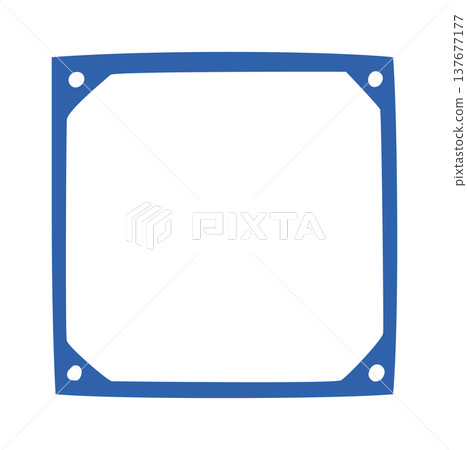 Gasket Square Frame Outline Gasket Square Frame Outline 137677177