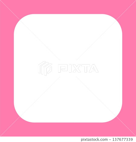 Rounded rectangular frame 137677339