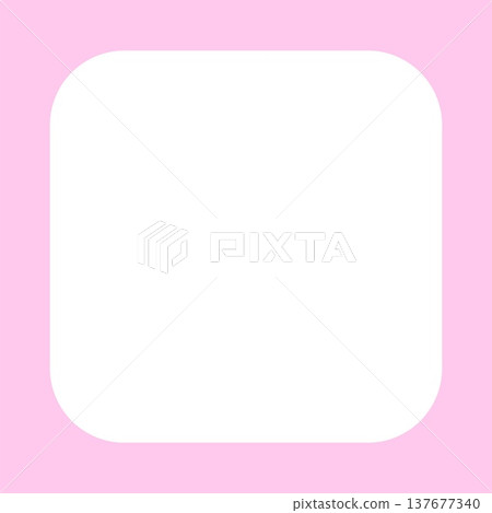 Rounded rectangular frame Rounded rectangular frame 137677340