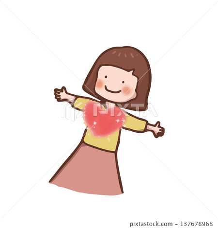 一個能夠充分錶達真我的女孩。 一個能夠充分錶達真我的女孩。 137678968