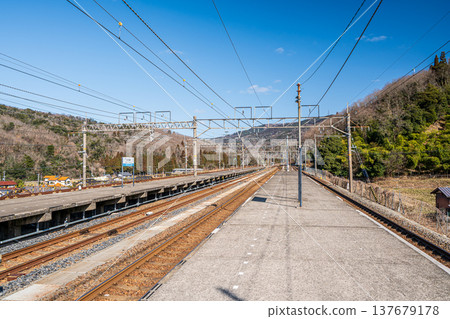 Omi-Shiotsu Station, JR West Hokuriku Line, Nagahama City, Shiga Prefecture Omi-Shiotsu Station, JR West Hokuriku Line, Nagahama City, Shiga Prefecture 137679178