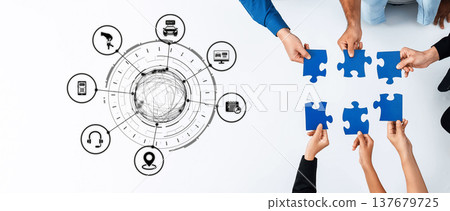 Online car rental service with digital booking and vehicle sharing icons Entice 137679725