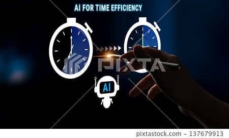 Visual Representation of Artificial Intelligence Enhancing Time Efficiency with Stopwatch Concept and Hand Gesturing Towards Data Analysis Quark Visual Representation of Artificial Intelligence Enhancing Time Efficiency with Stopwatch Concept and Hand Gesturing Towards Data Analysis Quark 137679913