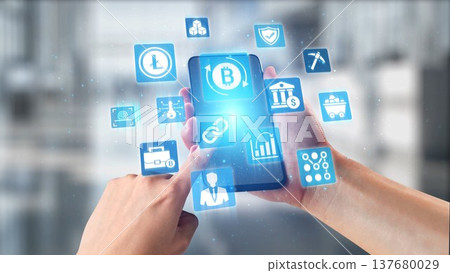 Cryptocurrency and blockchain technology for digital finance Spire 137680029